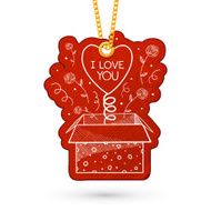 Present box with a surprise