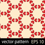 Hearts background Seamless pattern