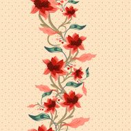 Vintage Floral Seamless Background N9