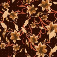 Vintage Floral Seamless Background N12