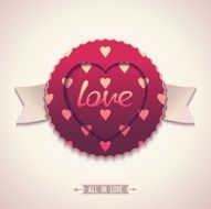 Old-fashioned label for love N4