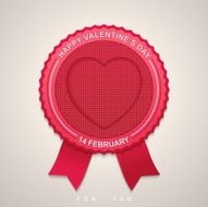 Round label for Valentine&#039;s Day N5