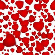 seamless pattern from hearts by a holiday