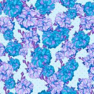 Vintage floral seamless pattern N39
