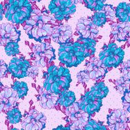 Vintage floral seamless pattern N40