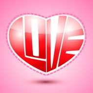 heart shape Valentines Day background