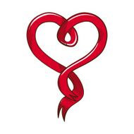 heart ribbon N5