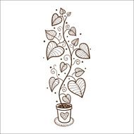 Flower in a pot N3