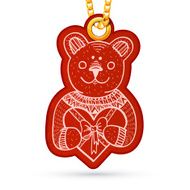 Teddy bear with present