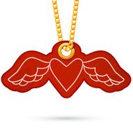 Heart with wings N4