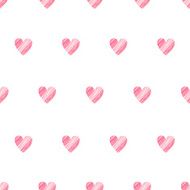Seamless pattern with hand drawn grunge textured hearts N3