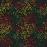 Lace of leaves Seamless Pattern