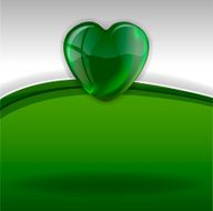 big green heart