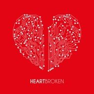 Heart broken design