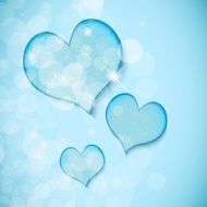 Valentine's day background with hearts N11