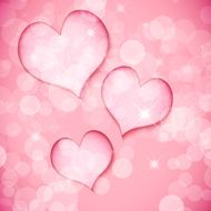 Valentine's day background with hearts N16