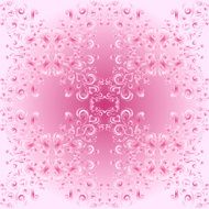 Seamless vintage background with hearts