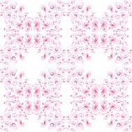 Seamless vintage background with hearts N2
