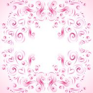 Seamless vintage background with hearts N4