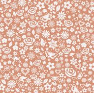 Seamless pattern of flowers N25