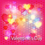 Abstract background with hearts N2