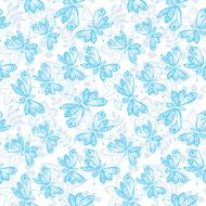 Romantic butterfly seamless pattern N4
