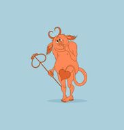Naive Devil in love with pitchforks