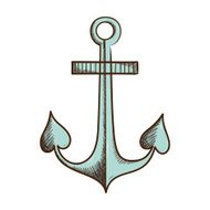 Anchor isolated on white