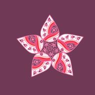 Vector flower