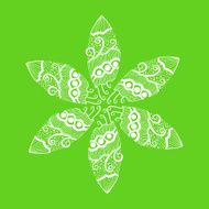 Vector flower N5