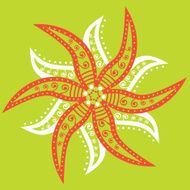 Cute ornamental flower N12