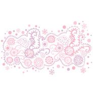 ornamental christmas background snowfall