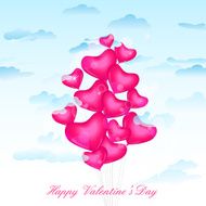 Heart Balloon for Valentine&#039;s Day