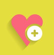 Vector love flat icon design