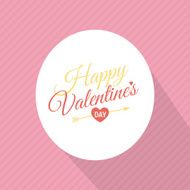 Valentine&#039;s Day vector poster N6