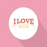 Valentine&#039;s Day vector poster N9