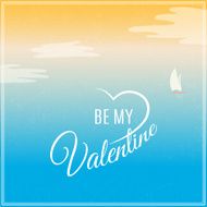 Valentine&#039;s Day vector poster N14