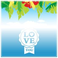 Valentine&#039;s Day vector poster N15