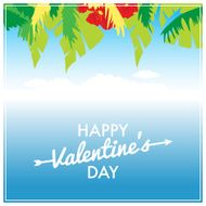 Valentine&#039;s Day vector poster N20