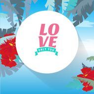 Valentine&#039;s Day vector poster N25