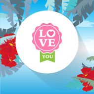 Valentine&#039;s Day vector poster N30