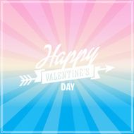 Valentine&#039;s Day vector poster N31