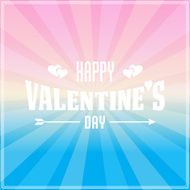 Valentine&#039;s Day vector poster N33