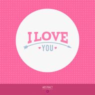 Valentine&#039;s Day vector poster N40