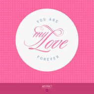 Valentine&#039;s Day vector poster N42