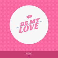 Valentine&#039;s Day vector poster N43