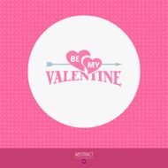 Valentine&#039;s Day vector poster N46