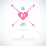 Valentine&#039;s Day vector poster N57