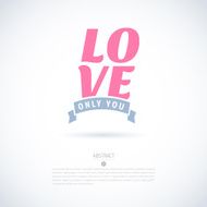 Valentine&#039;s Day vector poster N58