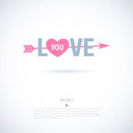 Valentine&#039;s Day vector poster N59